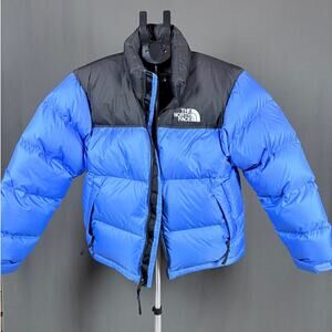 The North Face Men's Nuptse 1996 Retro Puffer Jacket Blue Black Size M